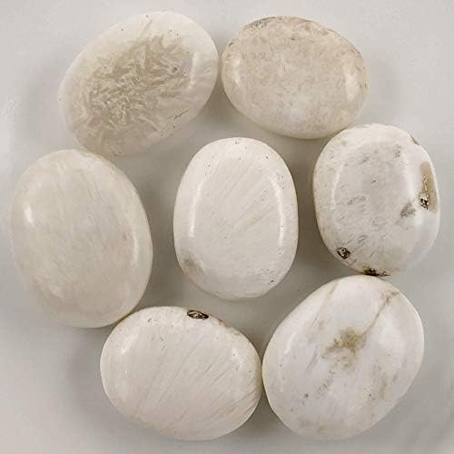 קריסטל אבן דקלים Scolecite - אבן חן מלוטשת | אבן Scolecite
